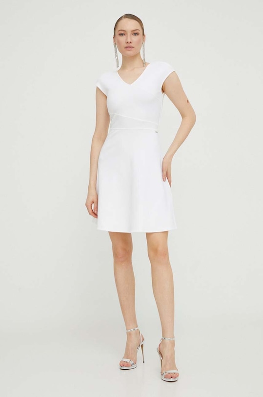 Šaty Armani Exchange mini béžová 8NYA95.YJ83Z.NOS