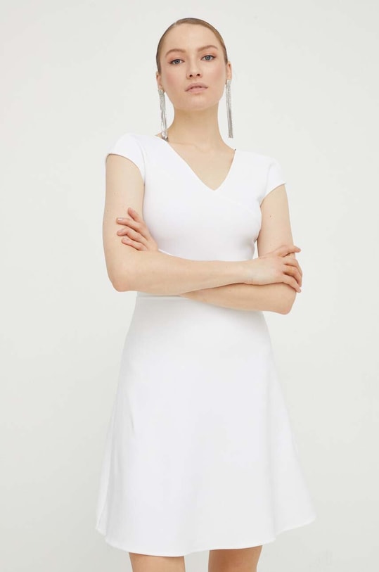 Šaty Armani Exchange 8NYA95.YJ83Z.NOS béžová AA00