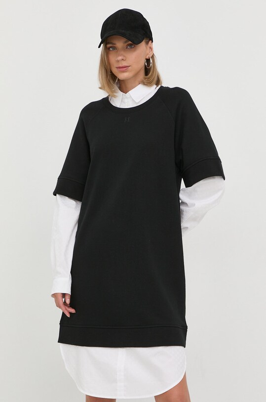 Бавовняна сукня Karl Lagerfeld casual барвистий 225W1353