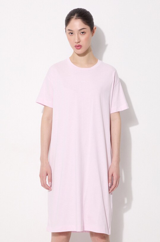A.P.C. cotton dress plain pink COEIO.F05947