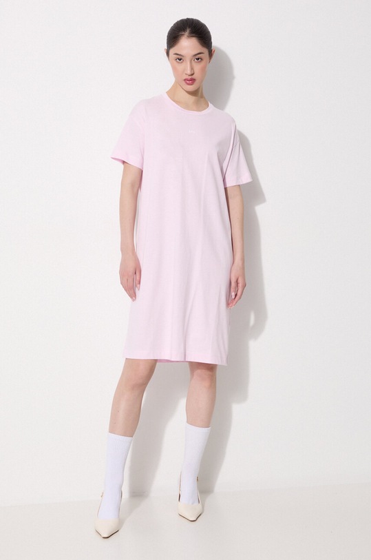 A.P.C. cotton dress COEIO.F05947 pink SS22