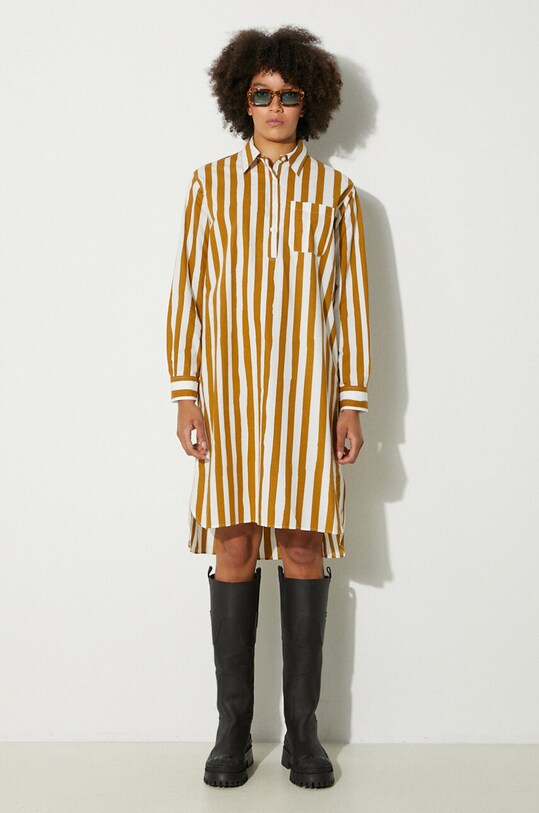 A.P.C. sukienka bawełniana Robe Plaja