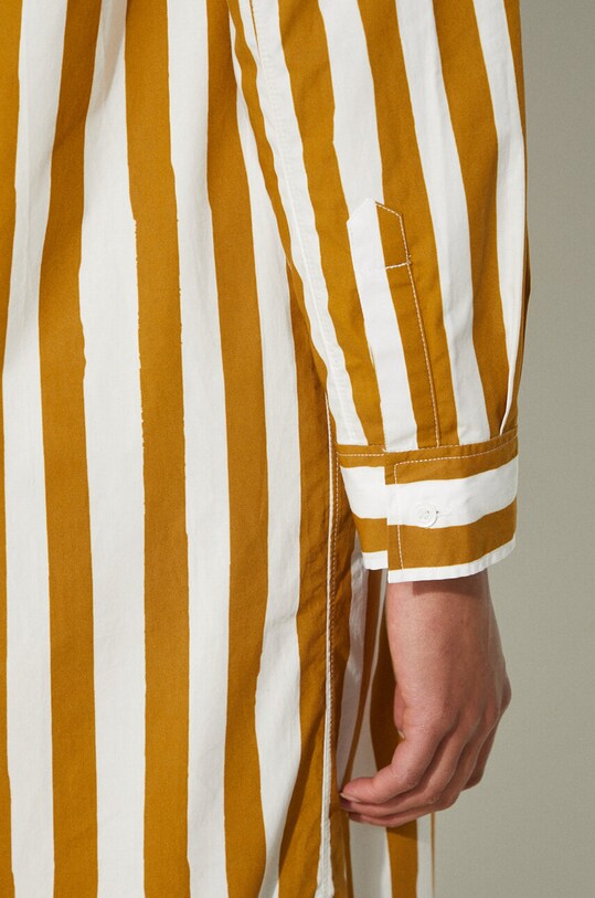 A.P.C. sukienka bawełniana Robe Plaja COEUJ.F05943 żółty