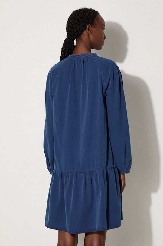 Odzież A.P.C. sukienka COEYL.F05944 granatowy