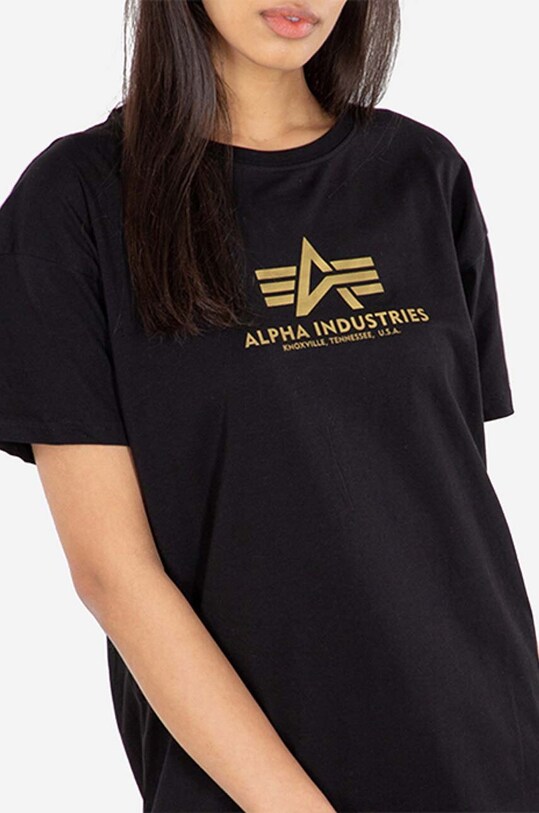 Odjeća Pamučna haljina Alpha Industries 116055FP.583 crna