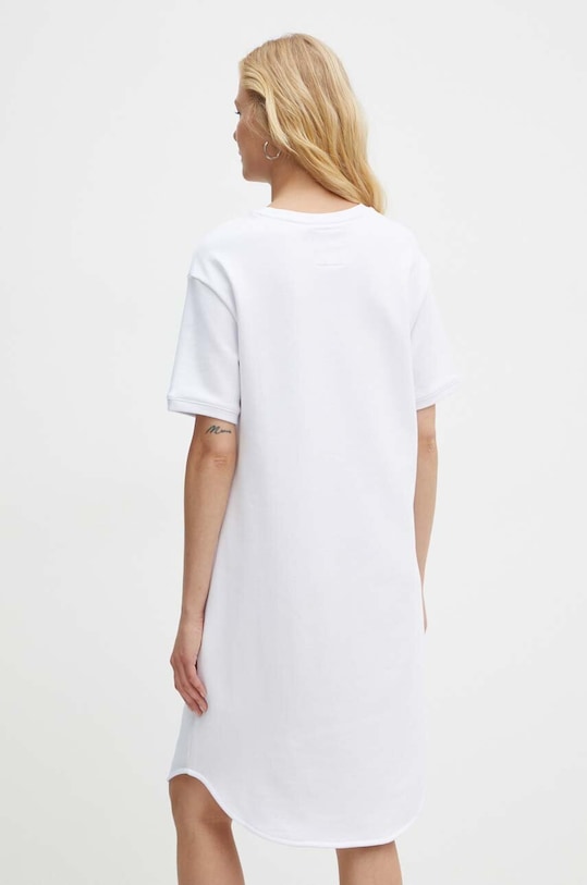 Oblečenie Bavlnené šaty Armani Exchange 8NYAGY.YJ68Z.NOS biela