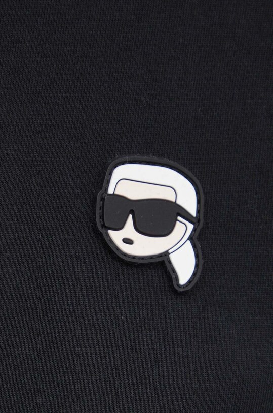 Bavlnené šaty Karl Lagerfeld 245W1352 čierna