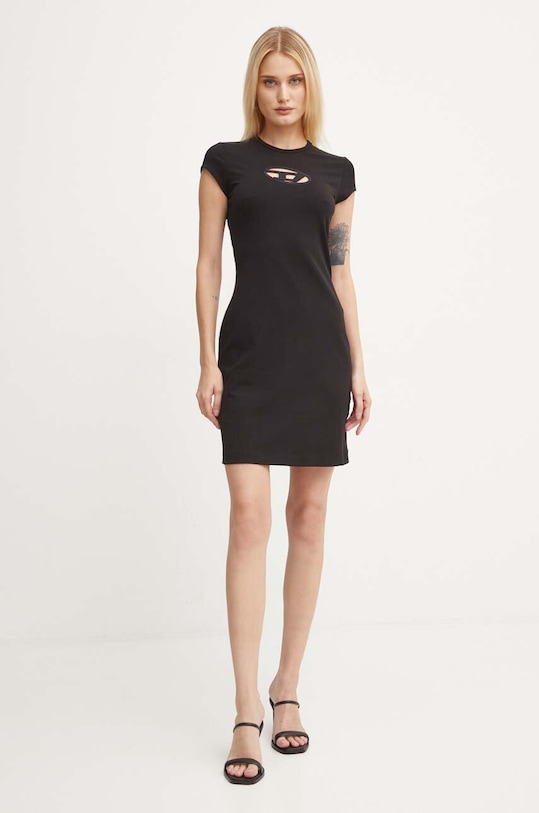 Šaty Diesel D-ANGIEL A06270.0AFAA čierna AA00