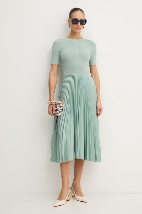 BOSS sukienka 50535658 zielony AA00