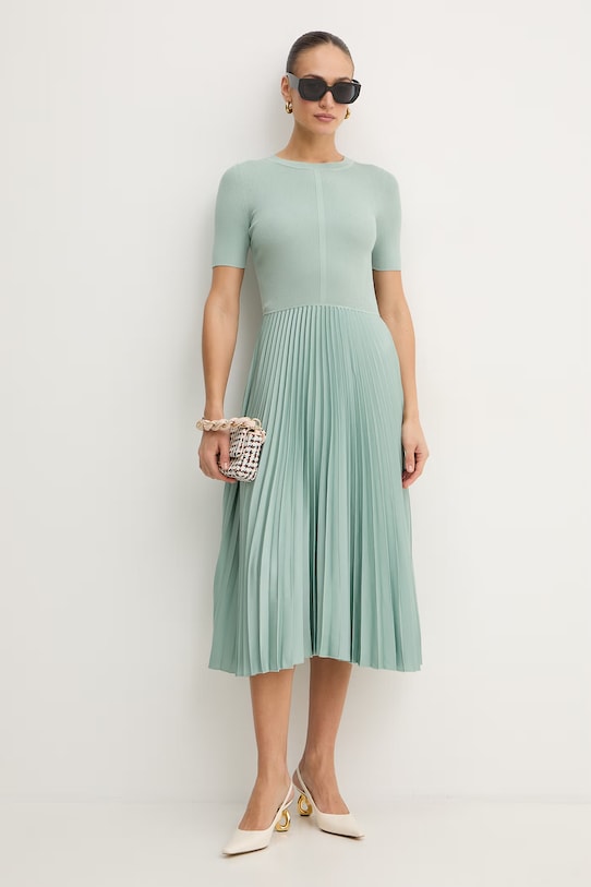 BOSS sukienka 50535658 zielony AA00