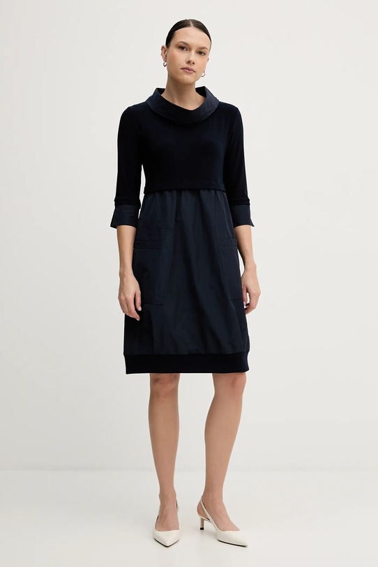 Joseph Ribkoff sukienka trzy czwarte granatowy 173444NOS