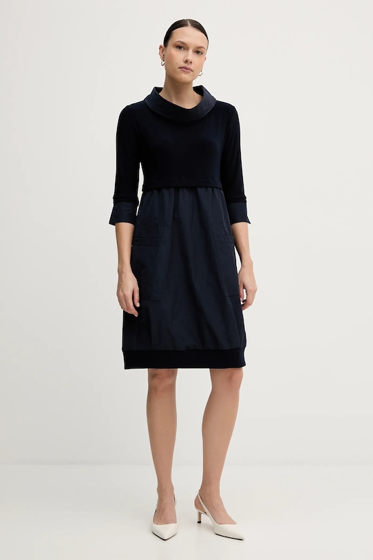 Joseph Ribkoff sukienka trzy czwarte granatowy 173444NOS