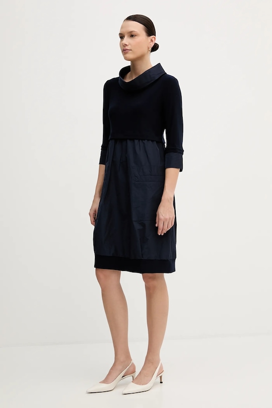 Joseph Ribkoff sukienka 173444NOS granatowy AA00