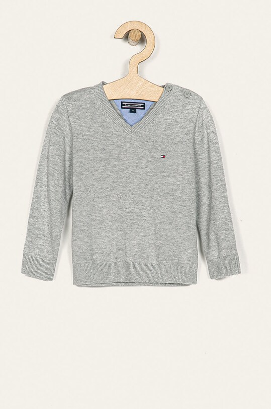 Tommy Hilfiger - Sweter dziecięcy 80-176 cm szary KB0KB03978
