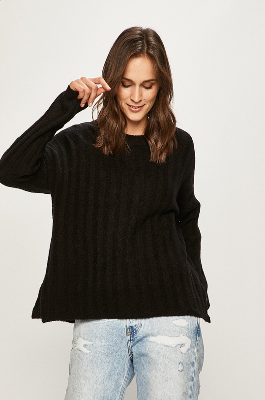 Jacqueline de Yong - Sveter s prímesou vlny čierna 15184132