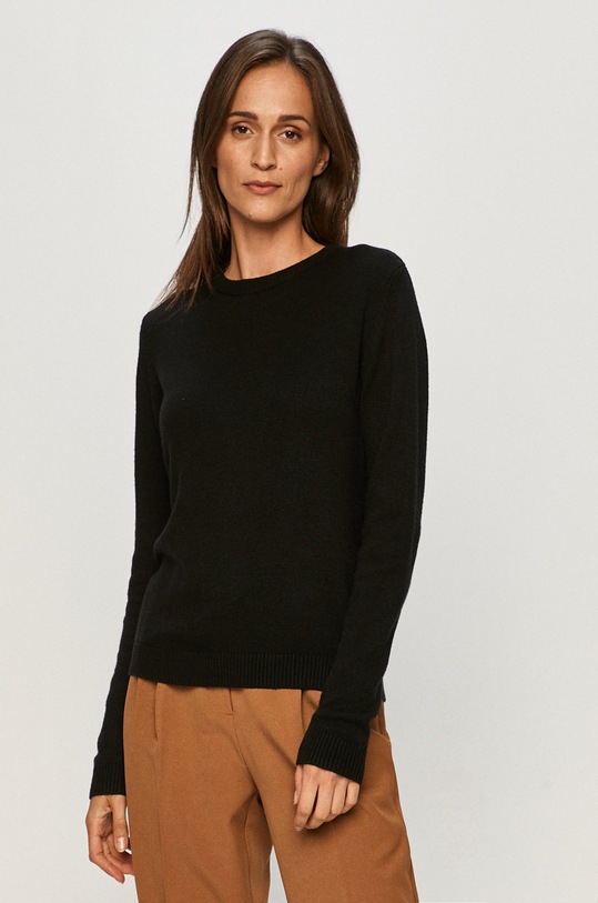 Jacqueline de Yong - Sveter okrúhly čierna 15185762