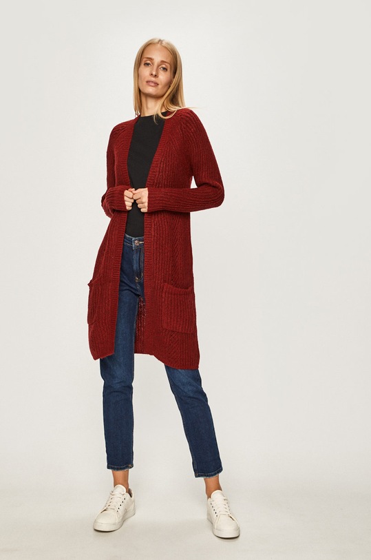 Only - Kardigan 15165076 burgundské AA00
