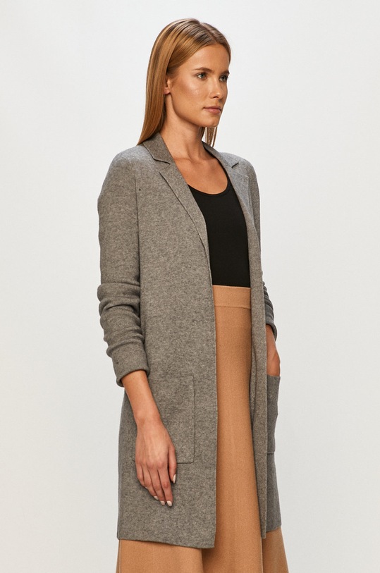Vero Moda - Cardigan uni gri 10215659