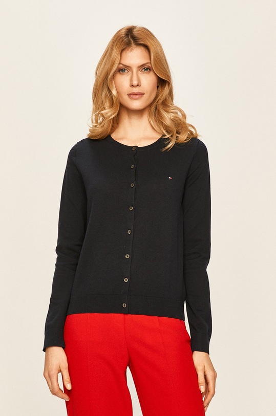 Tommy Hilfiger - Kardigan tenká námořnická modř WW0WW22047.NOS