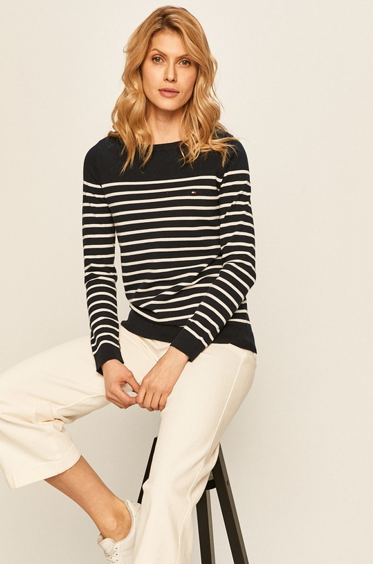 Tommy Hilfiger - Sweter pozostałe granatowy WW0WW22046.NOS