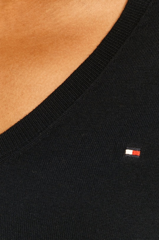 Tommy Hilfiger - Sweter WW0WW25294.NOS granatowy