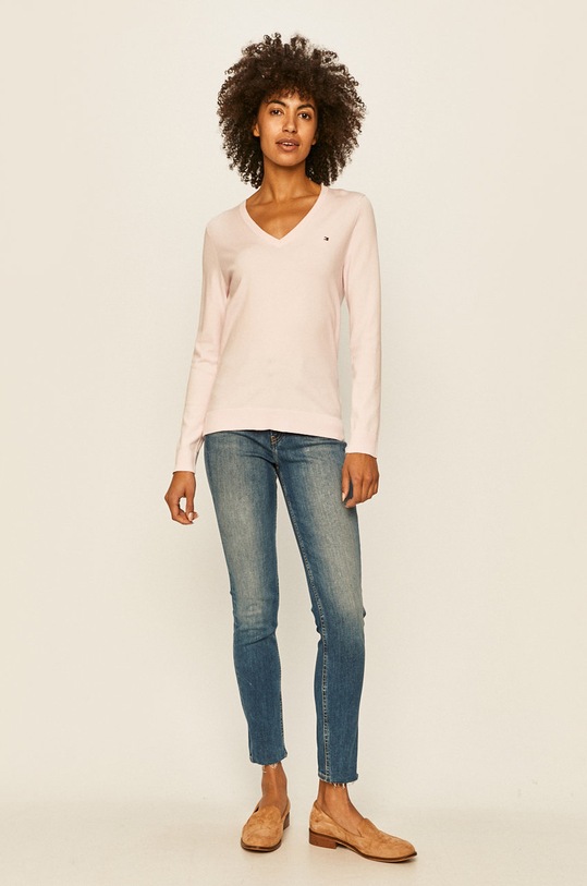 Tommy Hilfiger - Sveter WW0WW25294.NOS ružová AA00