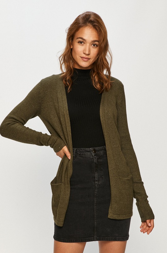 Jacqueline de Yong - Kardigan pozostałe zielony 15207821