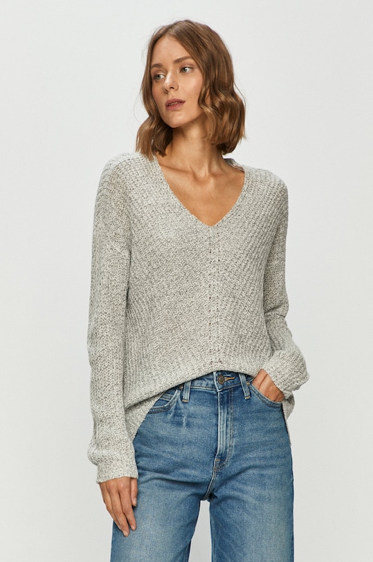 Jacqueline de Yong Pulover grosime medie gri 15208245