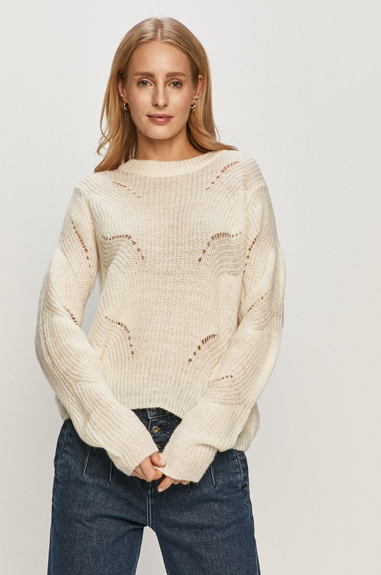 Jacqueline de Yong - Sveter okrúhly béžová 15208253