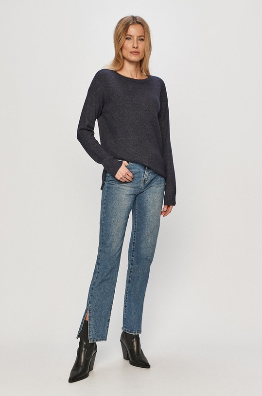 Vila - Sveter 14056511 tmavomodrá AA00