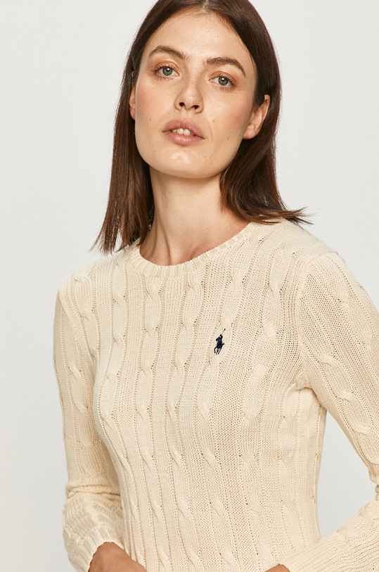 Polo Ralph Lauren sweter pozostałe beżowy 211580009027