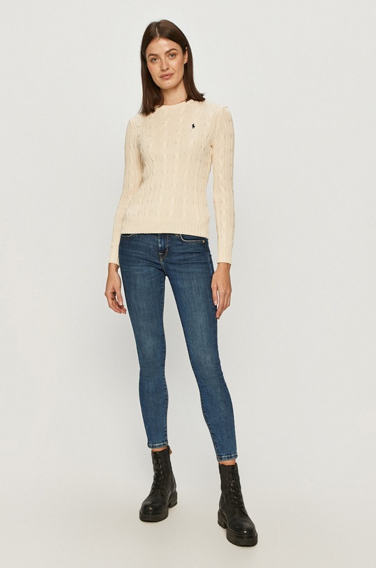 Polo Ralph Lauren sweter 211580009027 beżowy AA00