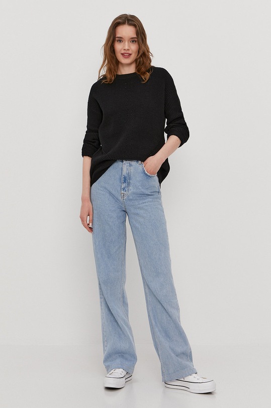 Pieces - Sweter 17100760 czarny AA00