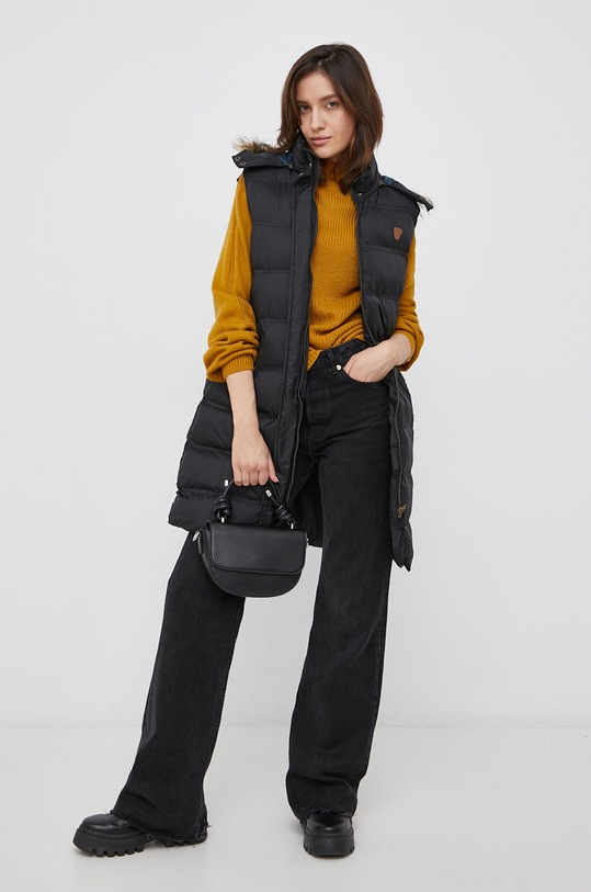 Vila Sweter 14063200 żółty AA00