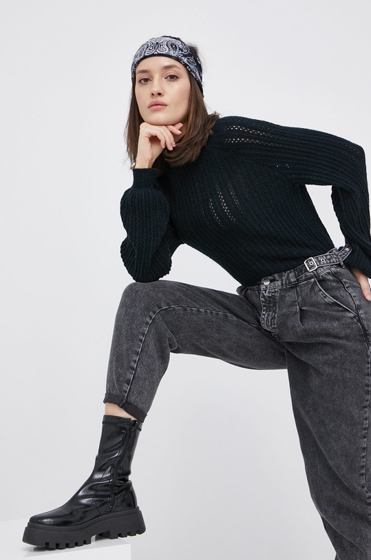 Vila Sweter pozostałe czarny 14063274