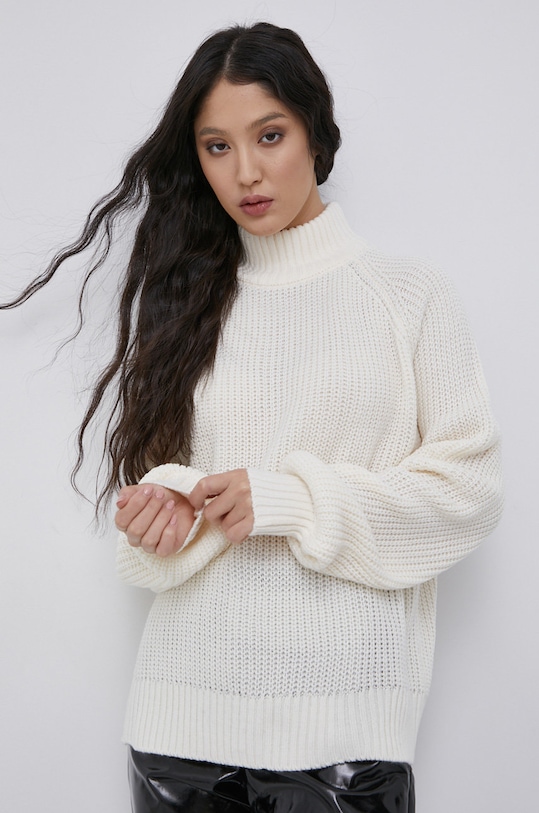 Noisy May sweter pozostałe beżowy 27017053