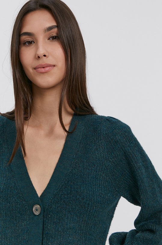 Jacqueline de Yong Kardigan turkusowy 15223312.