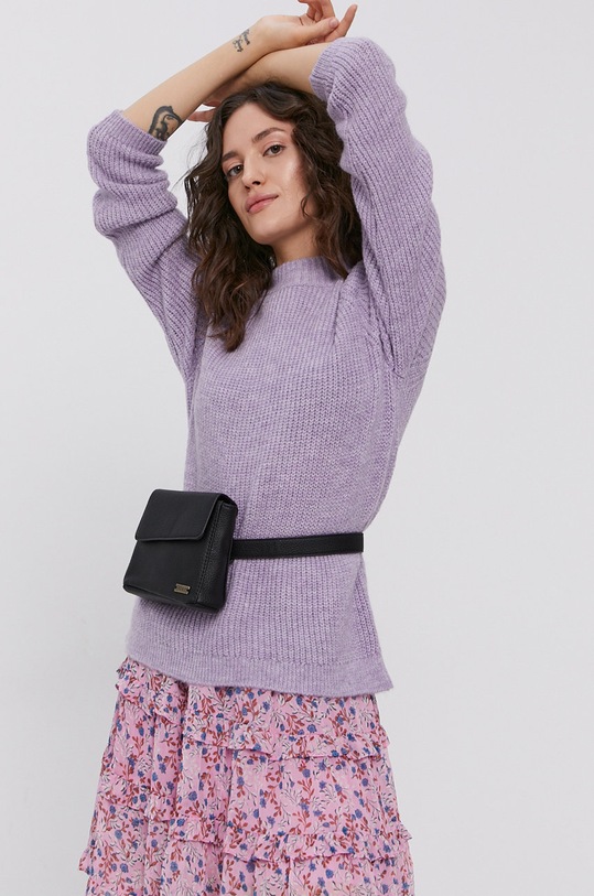 Odzież Only Sweter 15179813. fioletowy
