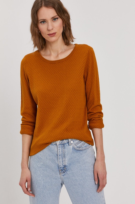 Sveter Vero Moda okrúhly žltá 10136644