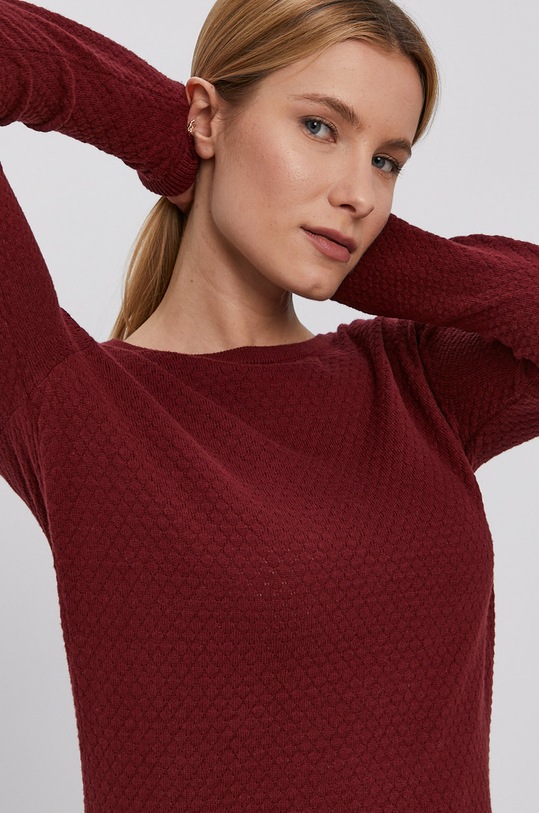 Vero Moda - Sveter okrúhly burgundské 10136644