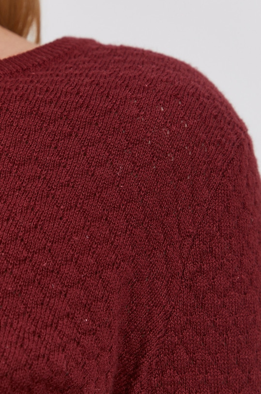 Vero Moda - Sveter 10136644 burgundské