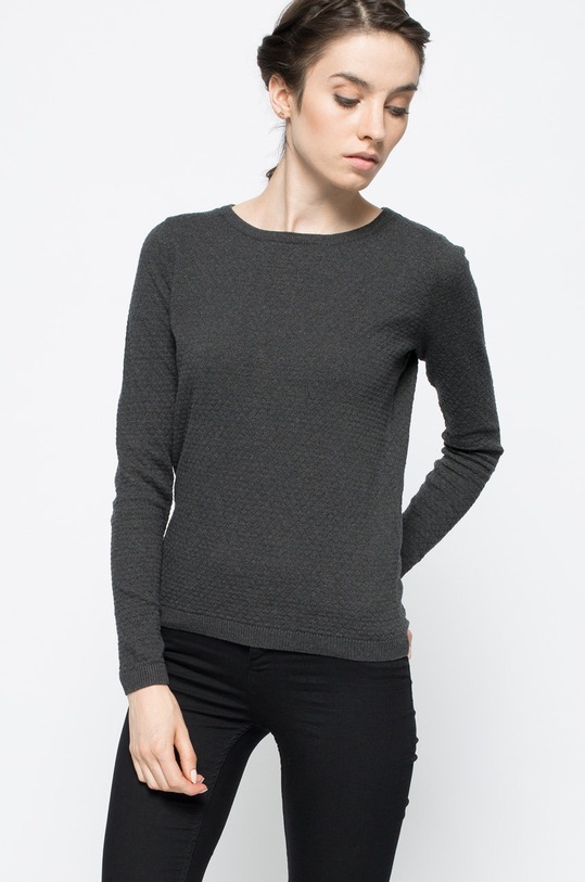 Sveter Vero Moda okrúhly sivá 10136644
