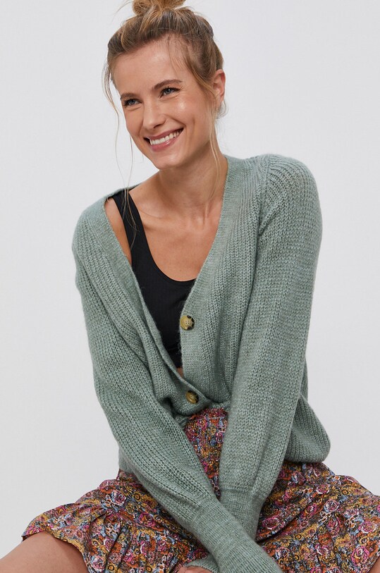 Only Cardigan uni turcoaz 15209307