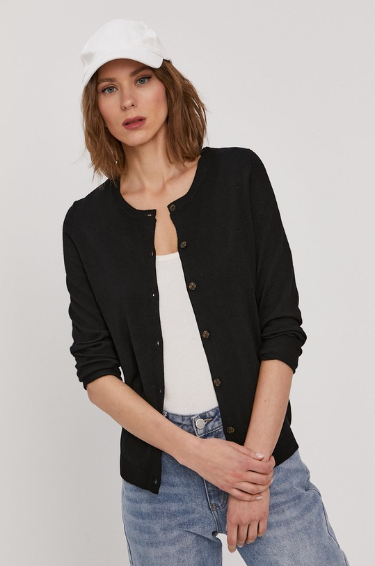 Pieces Sweter pozostałe czarny 17100410