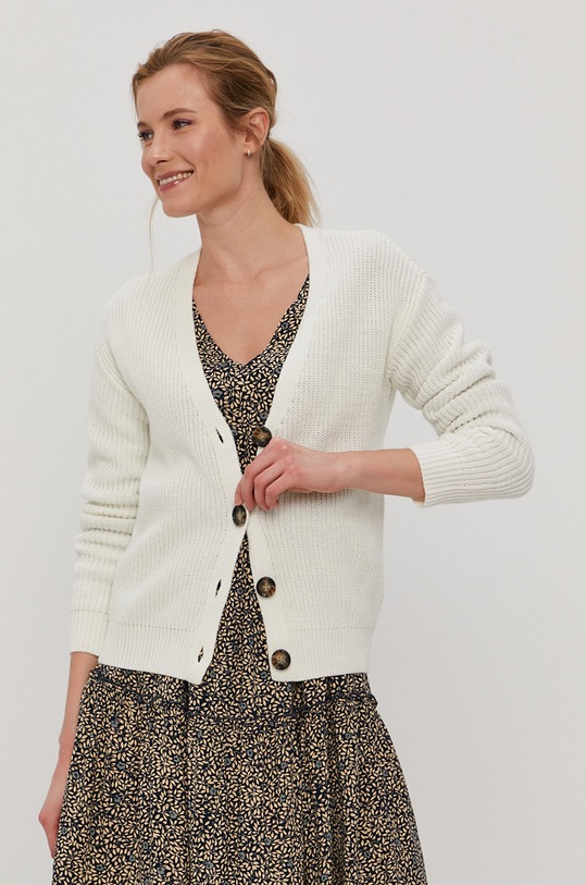 Pieces Kardigan pozostałe beżowy 17100685