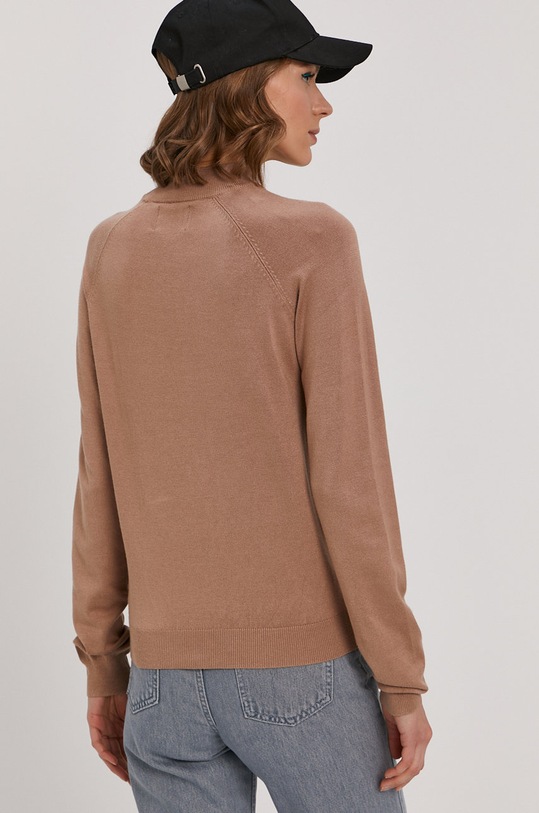 Odzież Pieces Sweter 17108452 beżowy