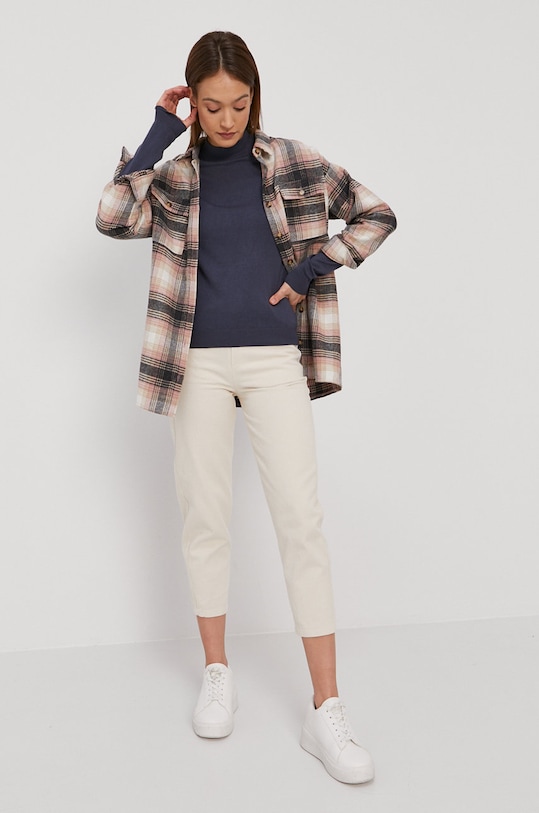 Svetr Pieces 17108452 námořnická modř AA00