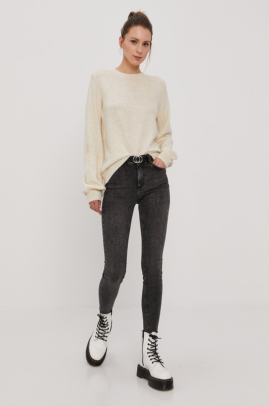 Svetr Pieces 17110765 béžová AA00