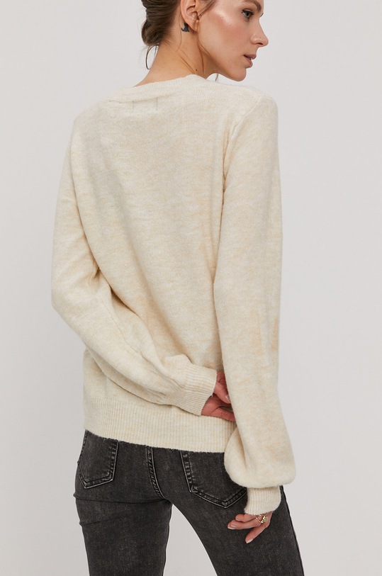 Oblečení Svetr Pieces 17110765 béžová