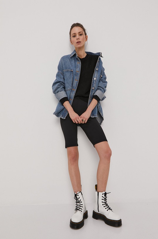 Pieces Sweter 17110766 czarny AA00